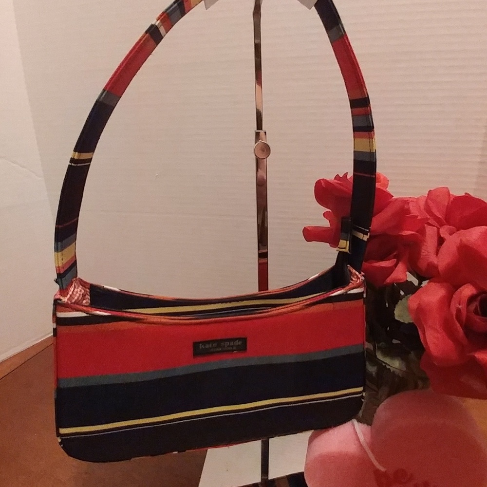 Kate Spade Striped Shoulder Mini Handbag